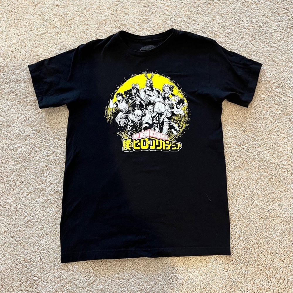 My Hero Academia Funimation black T-shirt Mens M